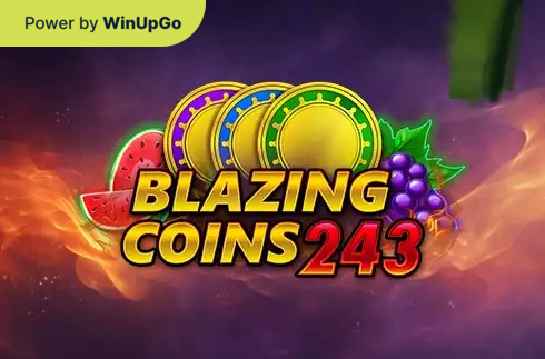 Slot makinesi Blazing coins 243