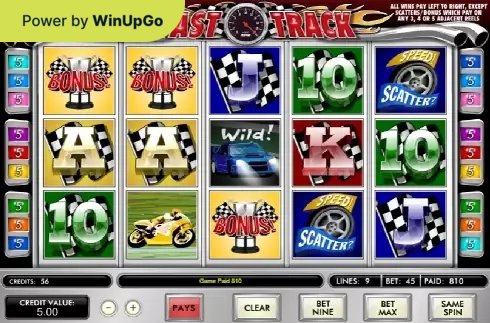 Խաղային ավտոմատ Fast Track