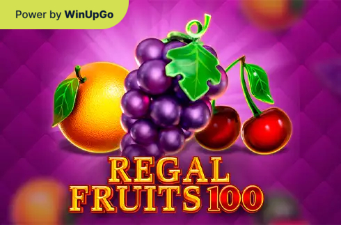 Machine à sous Regal Fruits 100