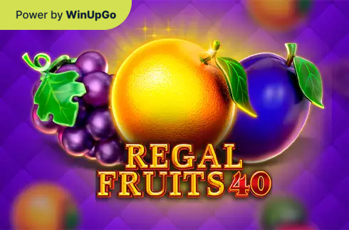 Machine à sous Regal Fruits 40