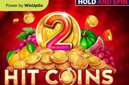 Slot Machine Hit Coins 2 Hold and Spin