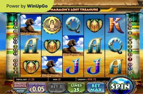 O‘yin avtomati Pharaohs Lost Treasure