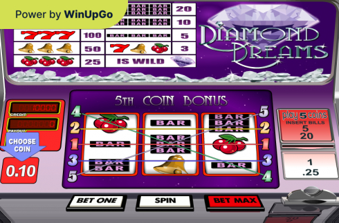 Máquina de slots Diamond Dreams