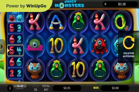 Machine à sous Juicy Monsters