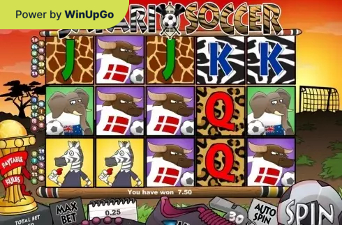 Ойын автоматы Safari Soccer