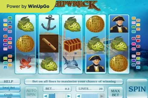 Ойын автоматы Shipwreck