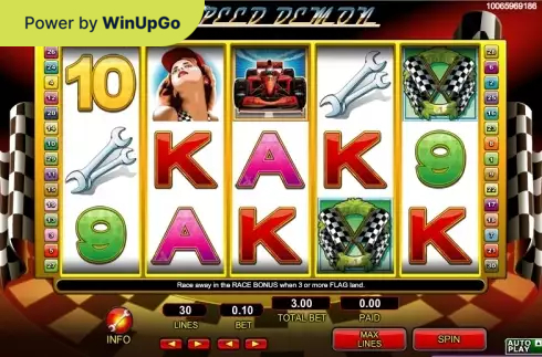 Ойын автоматы Speed Demon