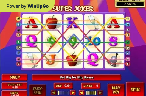 Ойын автоматы Super Joker Bwin