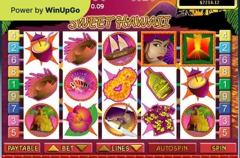 Ойын автоматы Sweet Hawaii