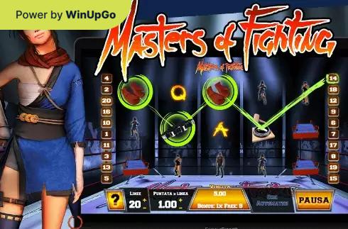 מכונת מזל Masters of Fighting