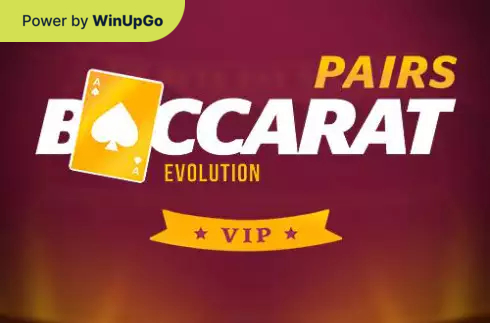 Ойын автоматы Baccarat Evolution Pairs VIP