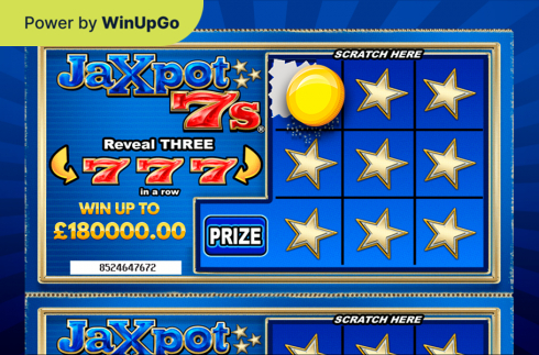 Ойын автоматы Jaxpot 7s Scratcher