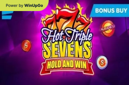 Slot Machine Hot triple sevens hold win