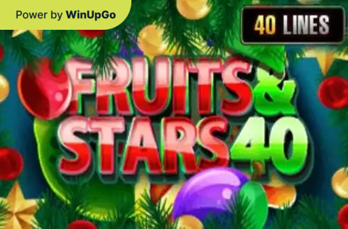 Ігровий автомат Fruits and Stars 40 Christmas
