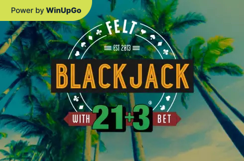 Мошини бозӣ 21plus3 Blackjack Felt Gaming