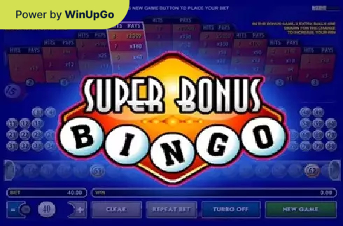 老虎機 Super Bonus Bingo