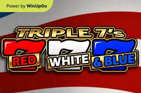Оюн автоматы Triple 7 s Red White and Blue