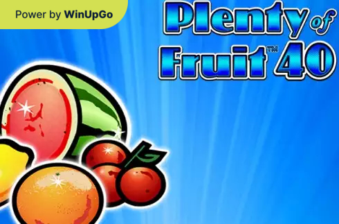 Automat do gier Plenty of Fruit 40