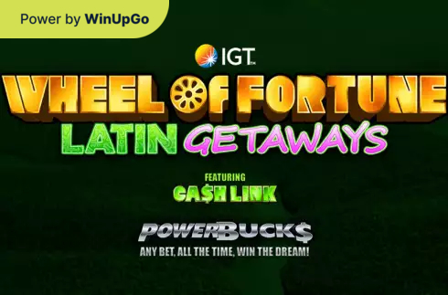 Oyun avtomatı PowerBucks Wheel of Fortune Latin Getaways