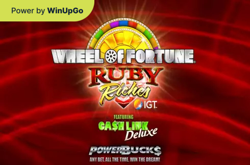Oyun avtomatı PowerBucks Wheel of Fortune Ruby Riches