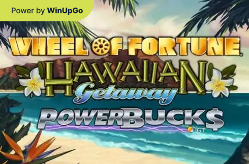 מכונת מזל Wheel of Fortune Hawaiian Getaway Powerbucks
