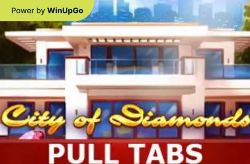 Slot Machine City of Diamonds Pull Tabs