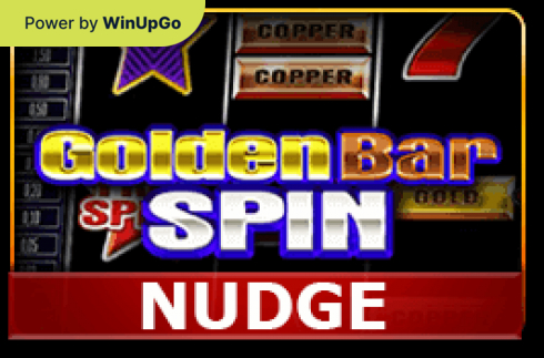 Slot Machine Golden Bar Spin