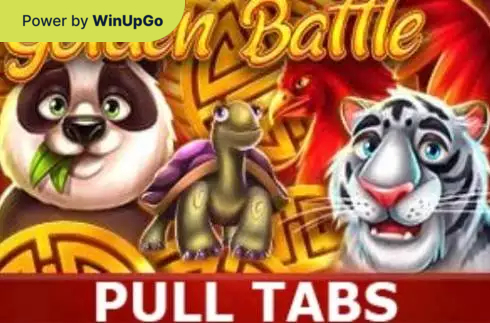 Slot Machine Golden Battle Pull Tabs