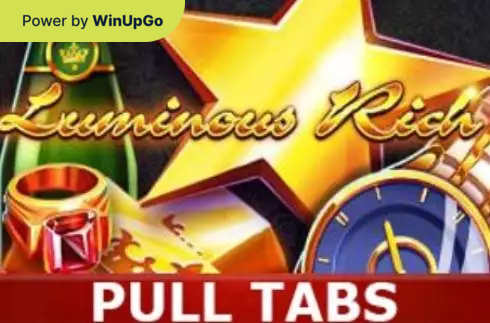 Slot Machine Luminous Rich Pull Tabs