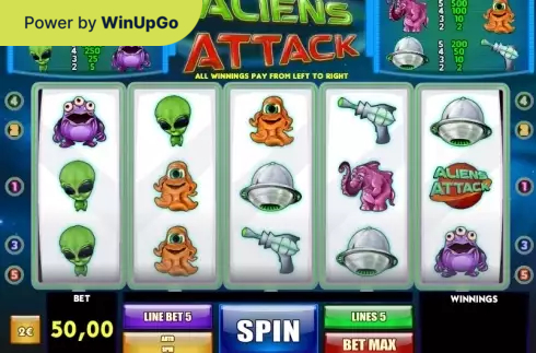 Oyun avtomatı Aliens Attack