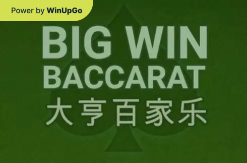 Machine à sous Big Win Baccarat