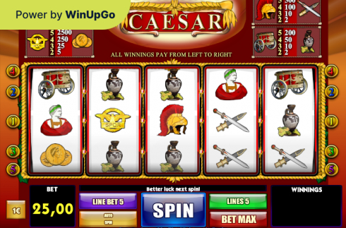 Slot machine Gifts From Caesar