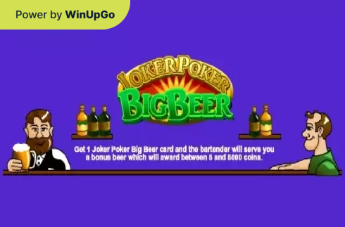 O‘yin avtomati Joker Poker Big Beer