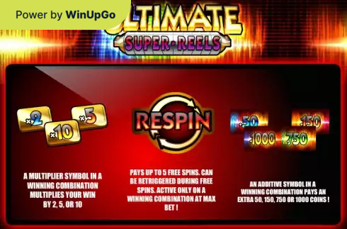 Slot machine Ultimate Super Reels
