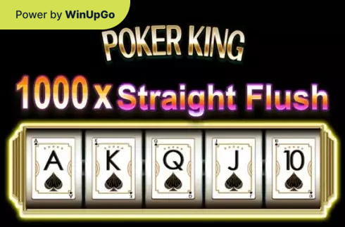 Slot Machine Poker King 1000x Straight Flush