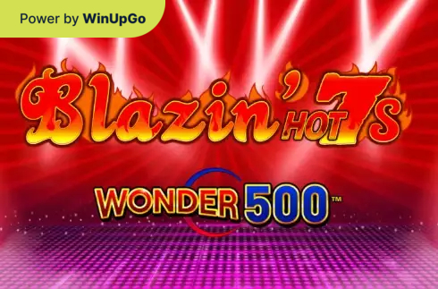 Máquina de slots Blazin Hot 7 s Wonder 500