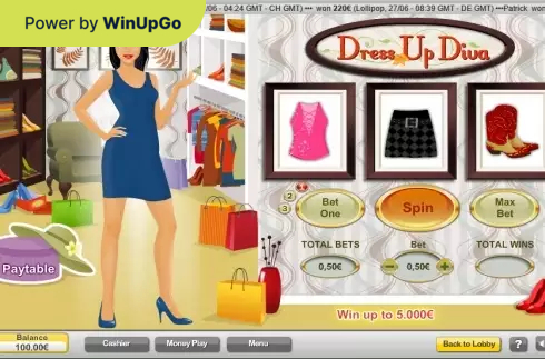 Мошини бозӣ Dress Up Diva