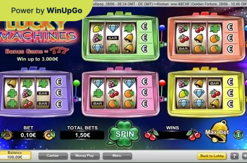 Мошини бозӣ Lucky Machines