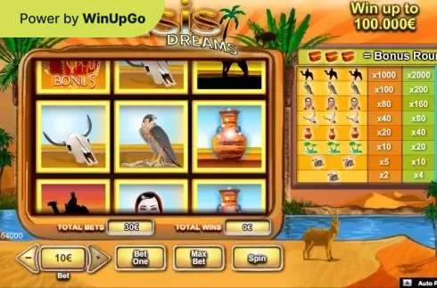 Мошини бозӣ Oasis Dreams NeoGames