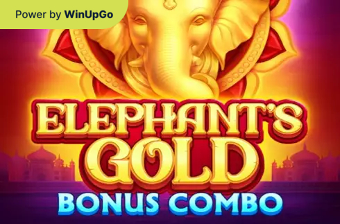 Խաղային ավտոմատ Elephant s gold bonus combo