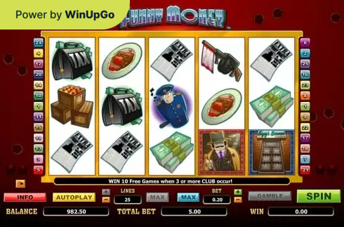 Slot machine Funny Money
