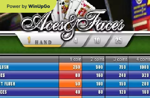 स्लॉट मशीन Aces and Faces Oryx