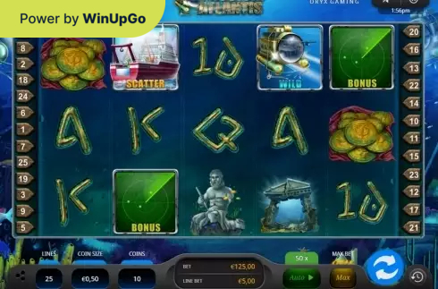 Máquina de slots Mission Atlantis