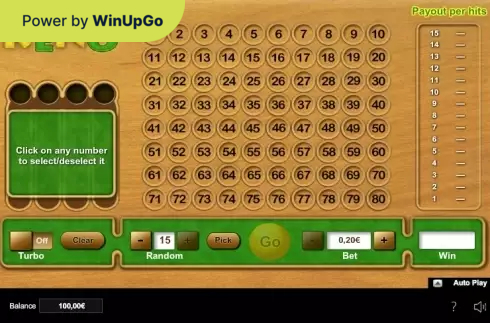 دستگاه اسلات Keno Unknown