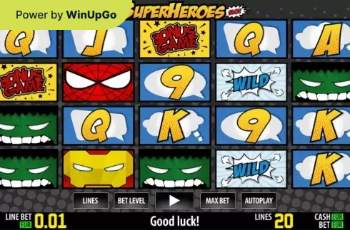 Oýun awtomaty SuperHeroes HD