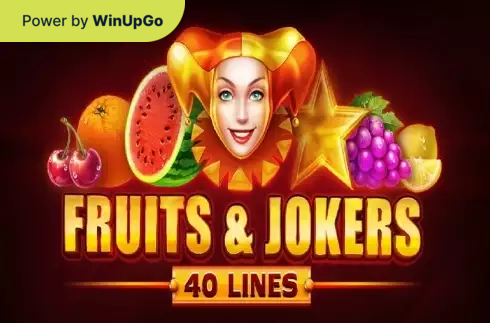 Slot Machine Fruits and Jokers 40 lines