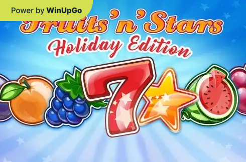 Slot Machine FruitsNStars Holiday Edition