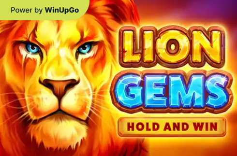 Slot Machine Lion Gems Hold and Win