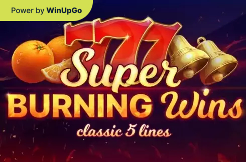 Slot Machine Super Burning Wins classic 5 lines