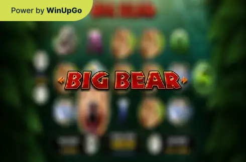 Სათამაშო ავტომატი Big Bear
